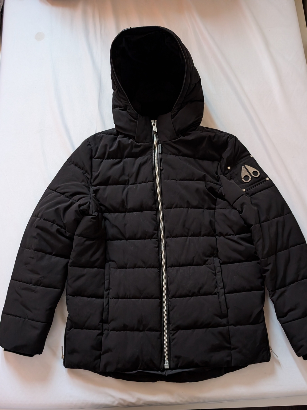 MOOSE KNUCKLERS Black Puffer Jacket Kids XL